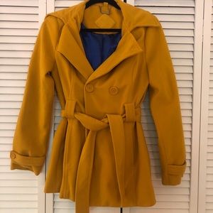 Mustard Peacoat